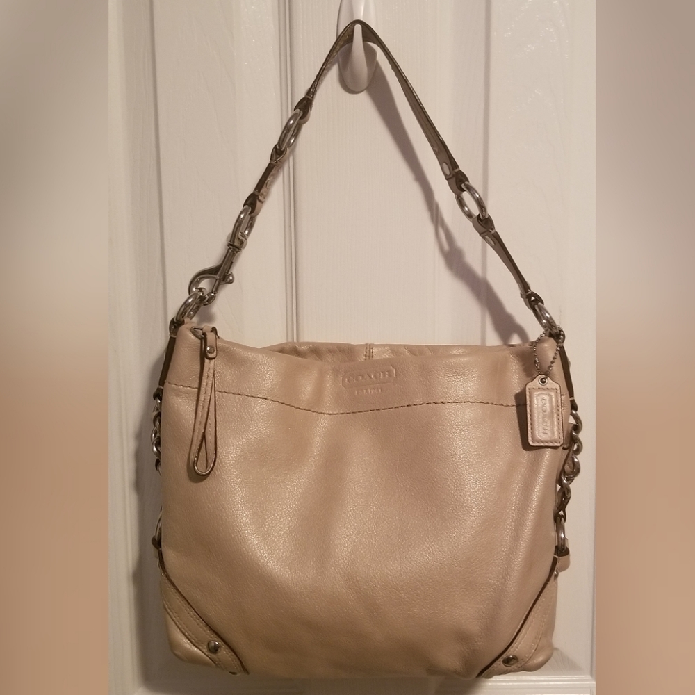 Authentic Coach Brooke Pebbled Leather Purse Bag